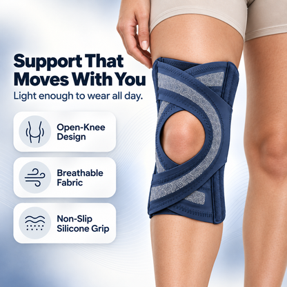 Open-Knee Brace for Achy, Unsteady Knees